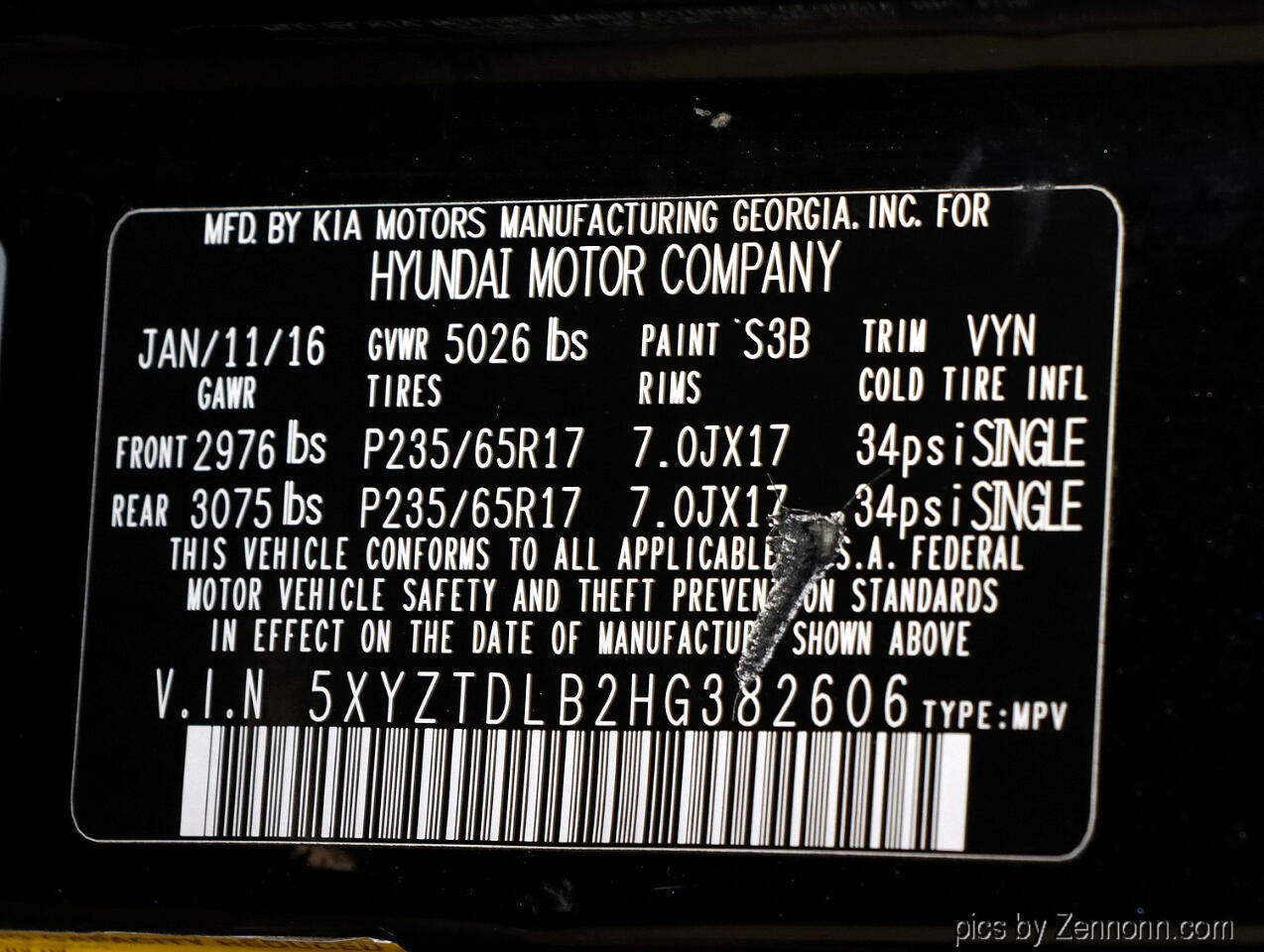 Hyundai Santa Fe Sport 2.4L Auto AWD 2017