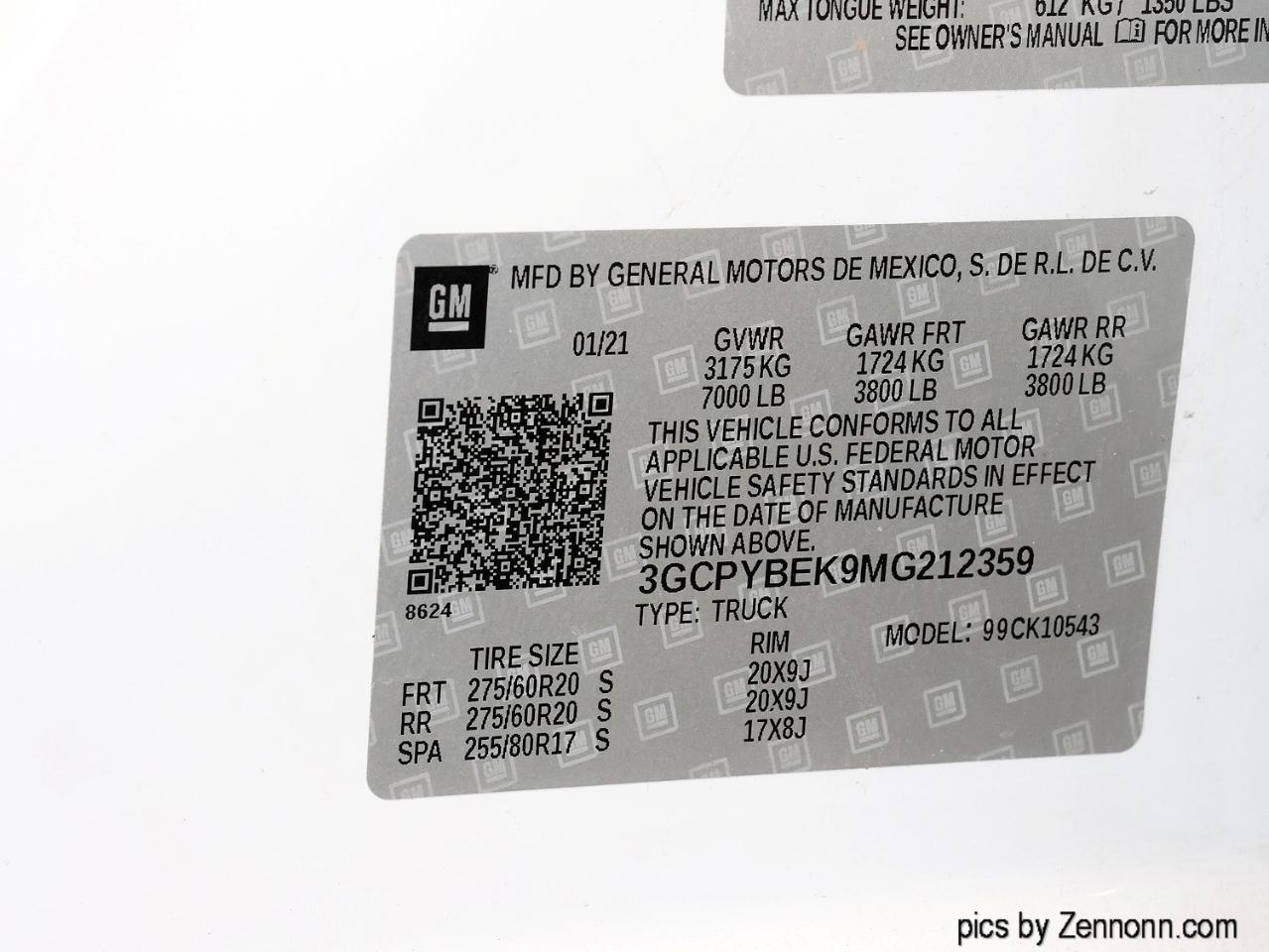 Chevrolet Silverado 1500 4WD Crew Cab 147" Custom 2021