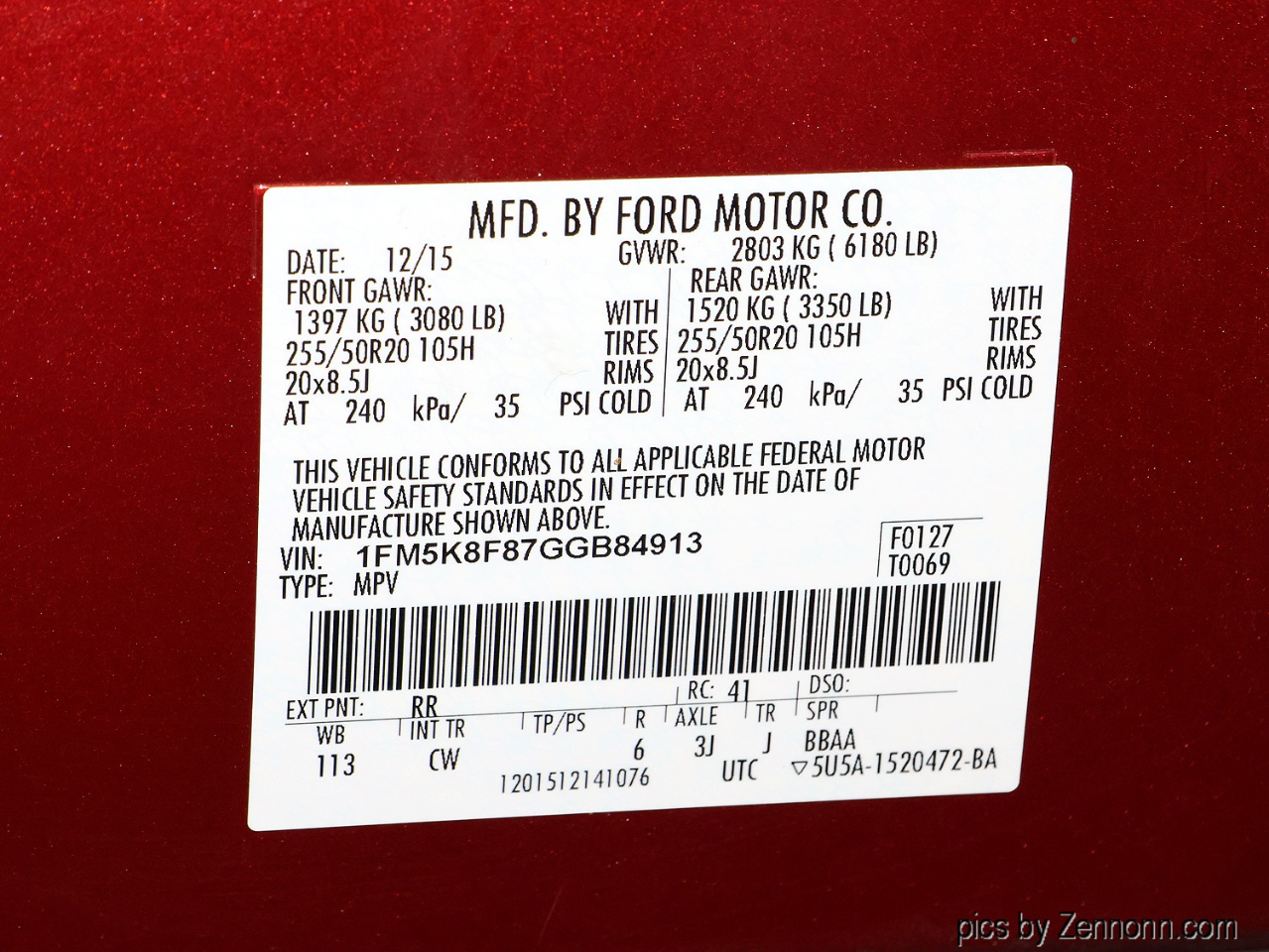 Ford Explorer 4WD 4dr Limited 2016