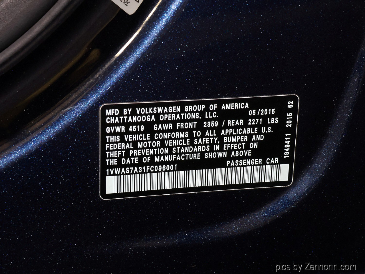 Volkswagen Passat 4dr Sdn 1.8T Auto Limited Edition 2015