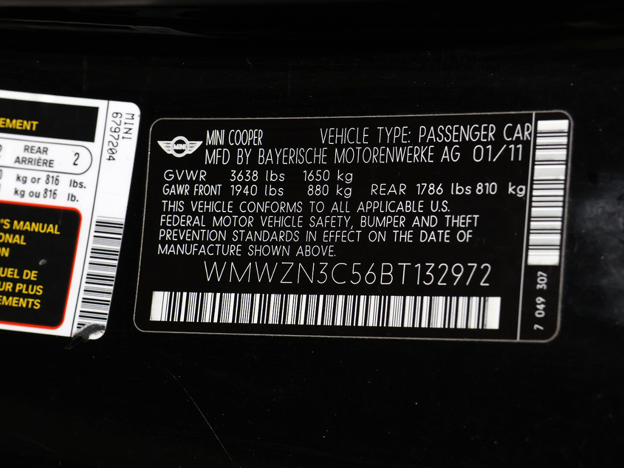 MINI Cooper Convertible 2dr 2011