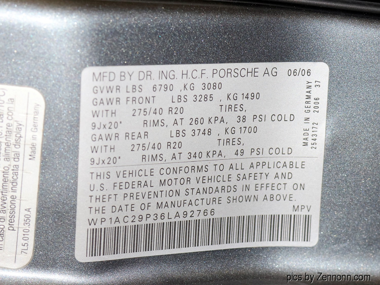 Porsche Cayenne 4dr Turbo S Tiptronic 2006