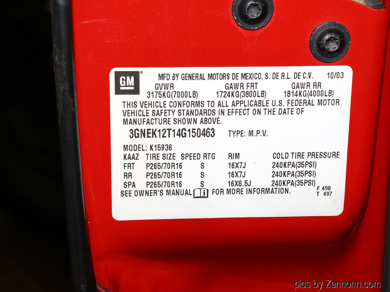 Chevrolet Avalanche 1500 5dr Crew Cab 130" WB 4WD 2004