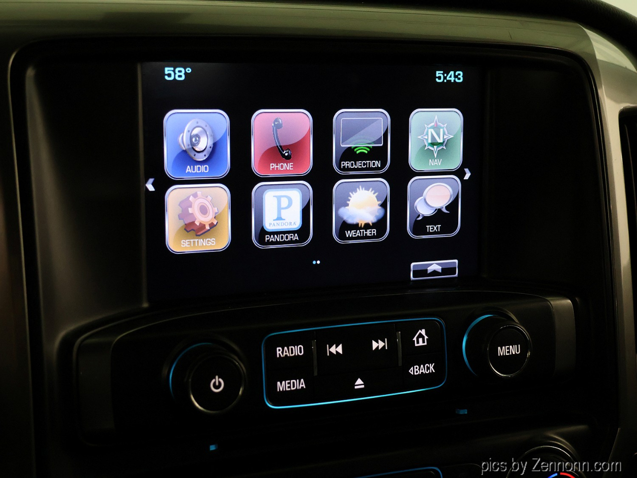 Chevrolet Silverado 1500 4WD Double Cab 143.5" LT w/2LT 2016