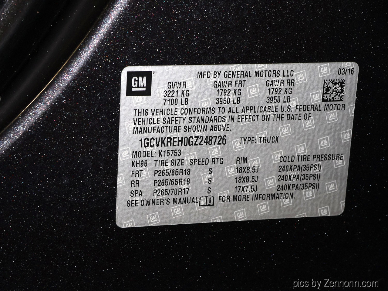 Chevrolet Silverado 1500 4WD Double Cab 143.5" LT w/2LT 2016