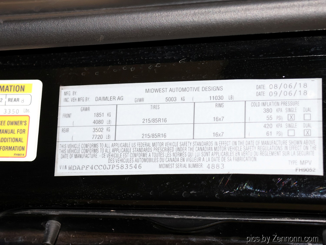 Mercedes-Benz Sprinter Cargo Van  2018