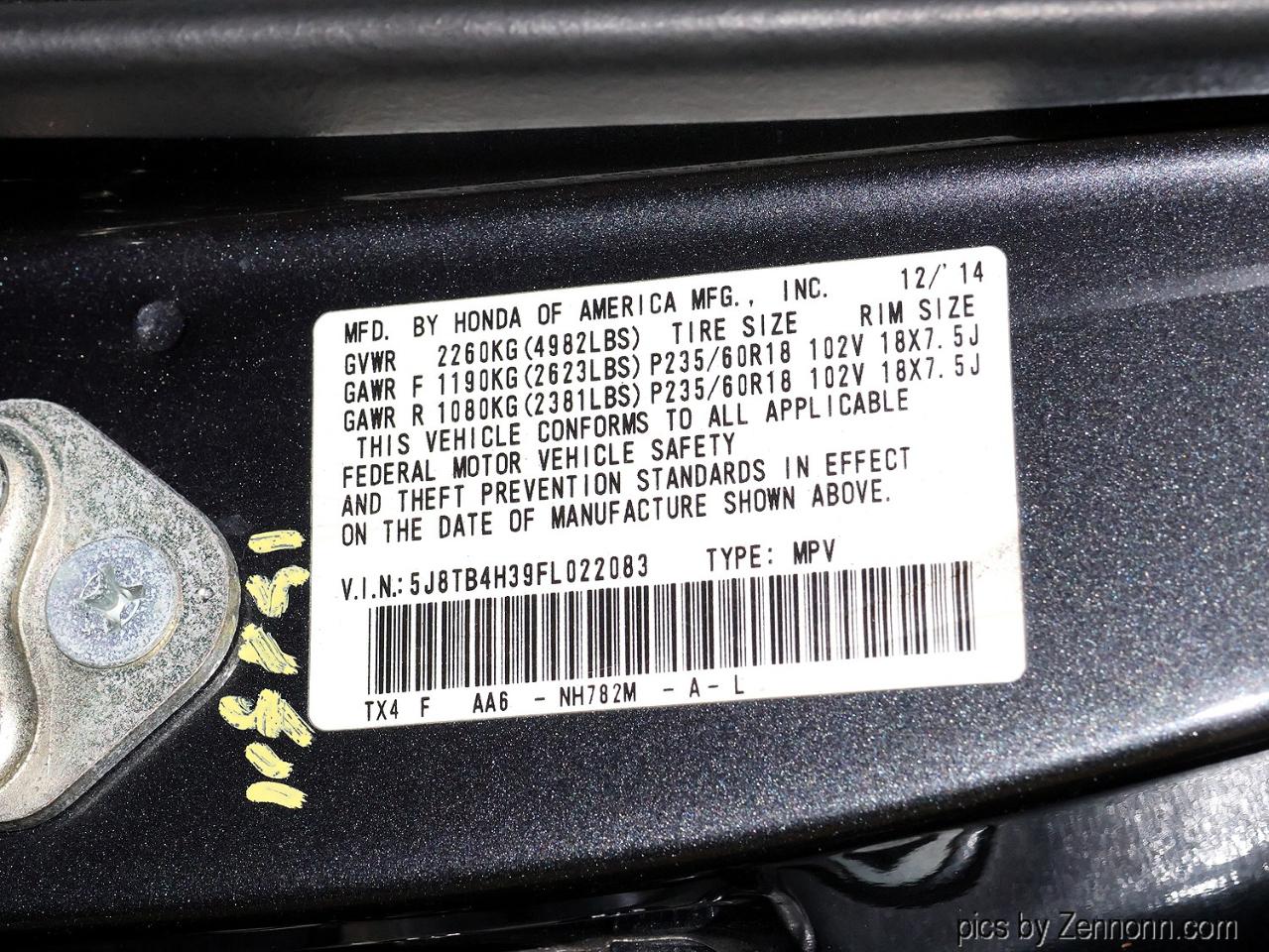 Acura RDX AWD 4dr 2015