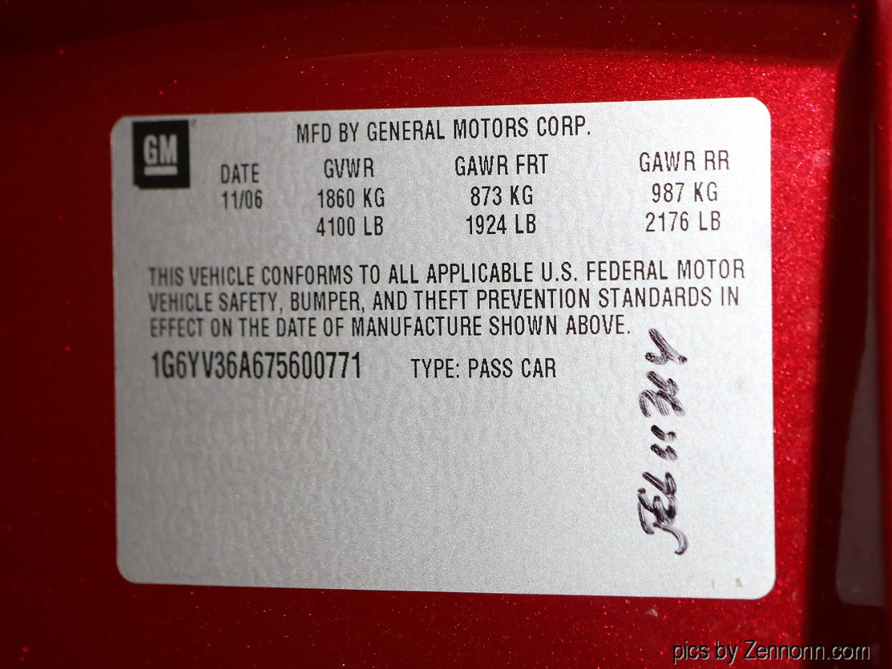 Cadillac XLR 2dr Convertible 2007