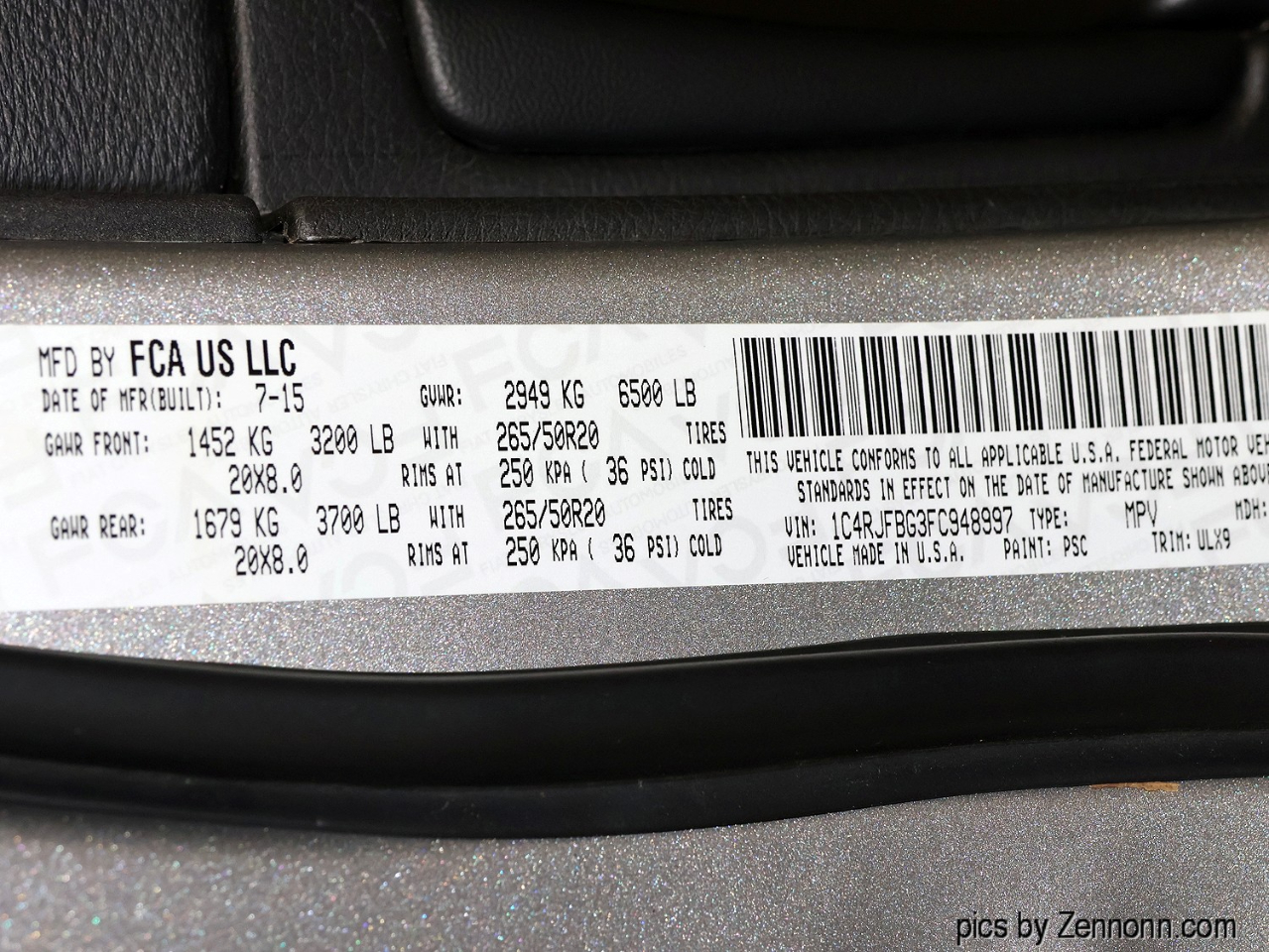 Jeep Grand Cherokee 4WD 4dr Limited 2015