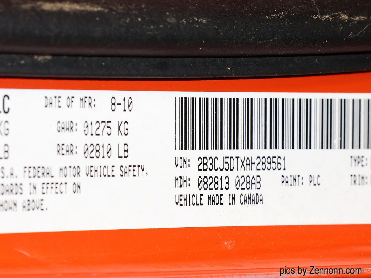 Dodge Challenger 2dr Cpe R/T 2010