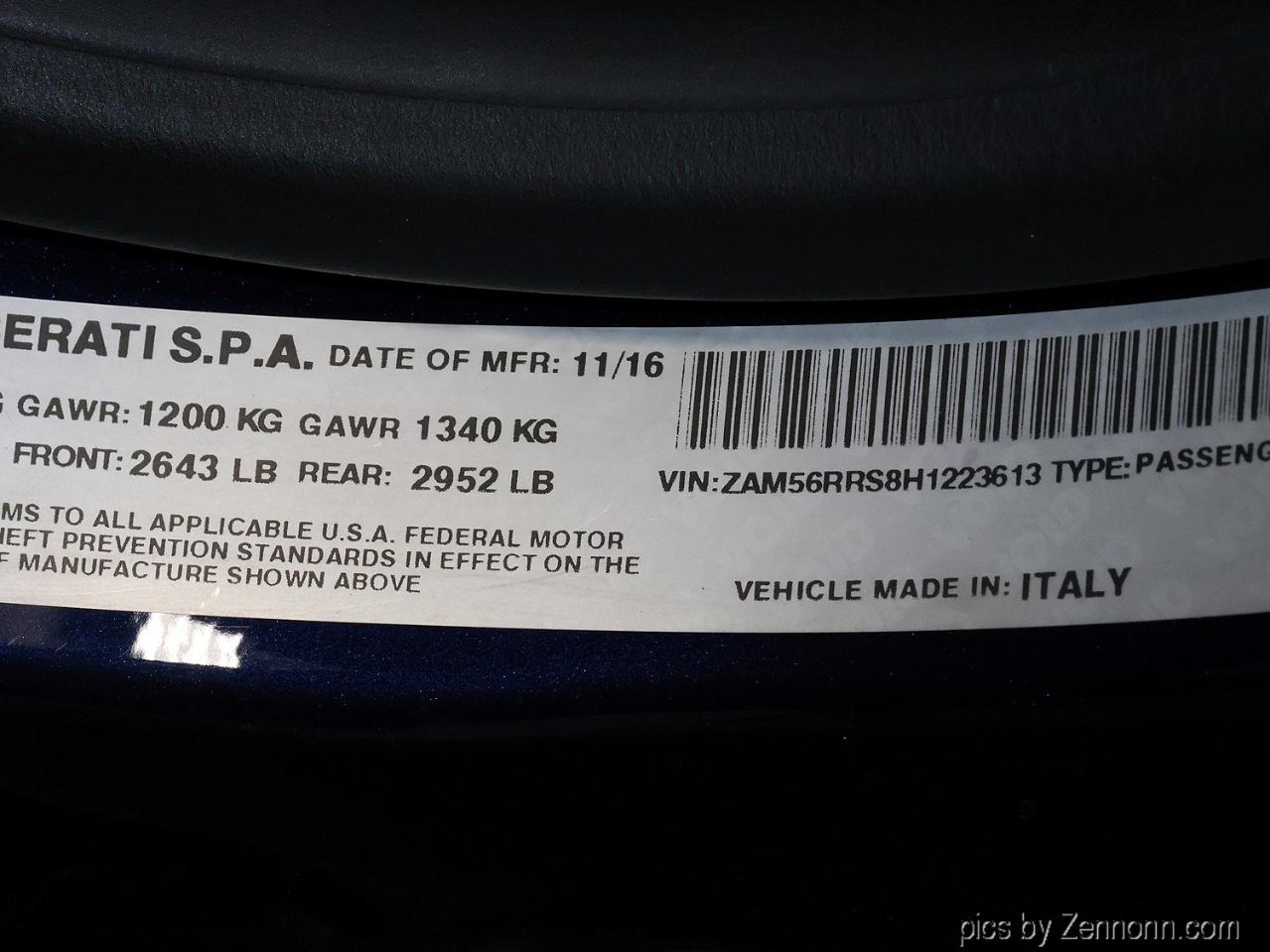 Maserati Quattroporte S Q4 GranSport 3.0L 2017