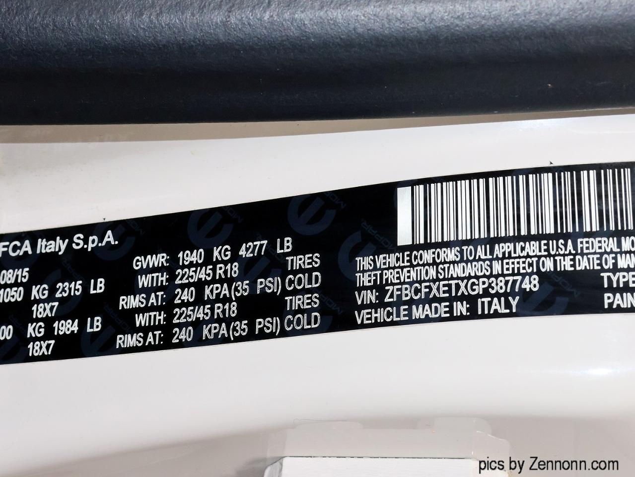 Fiat 500x FWD 4dr Trekking Plus 2016