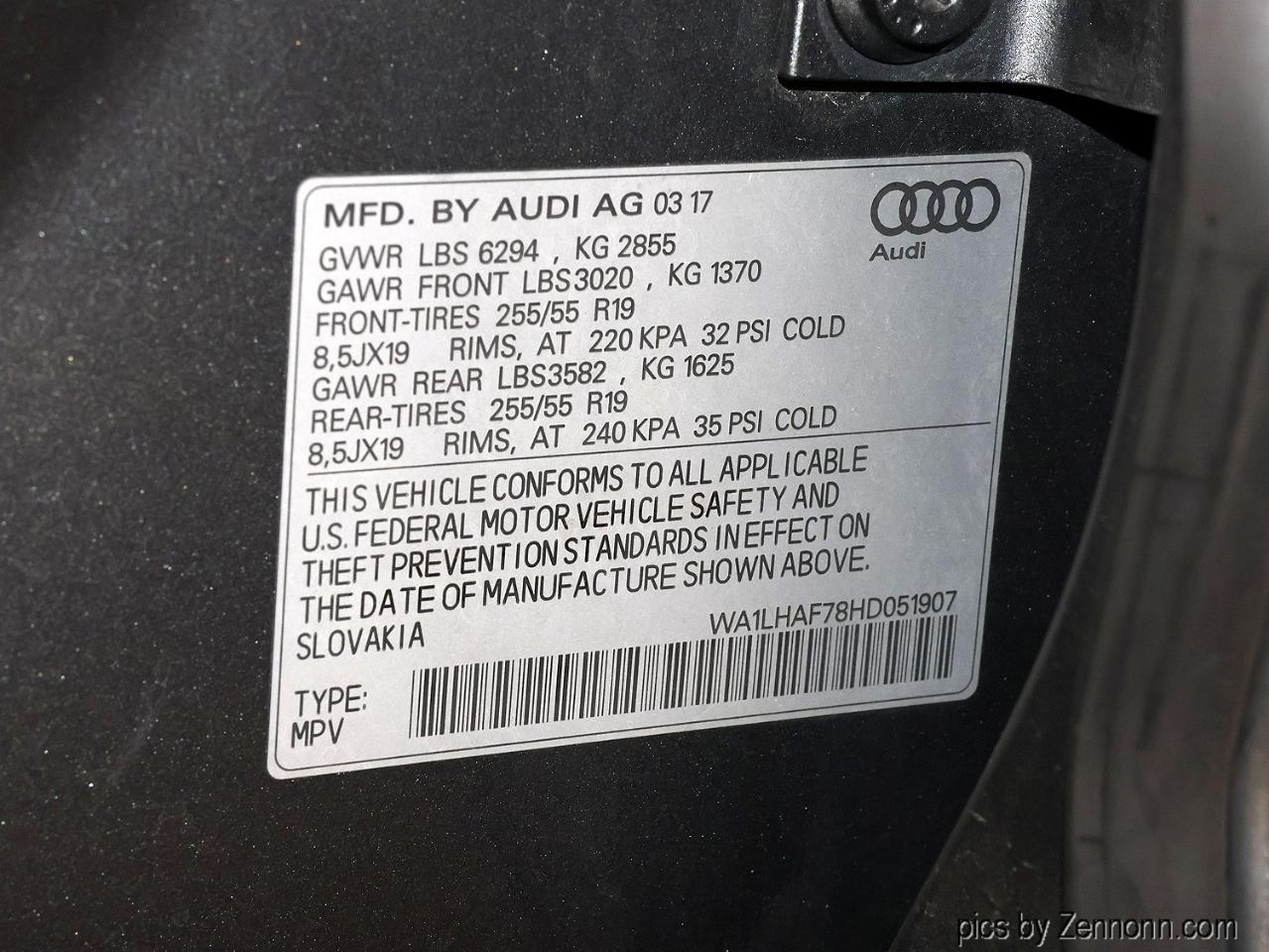 Audi Q7 2.0 TFSI Premium Plus 2017