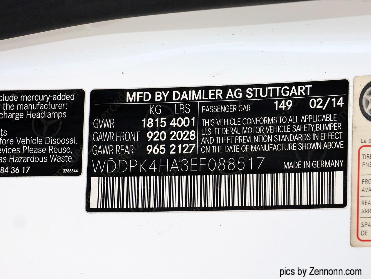 Mercedes-Benz SLK-Class 2dr Roadster SLK 250 2014