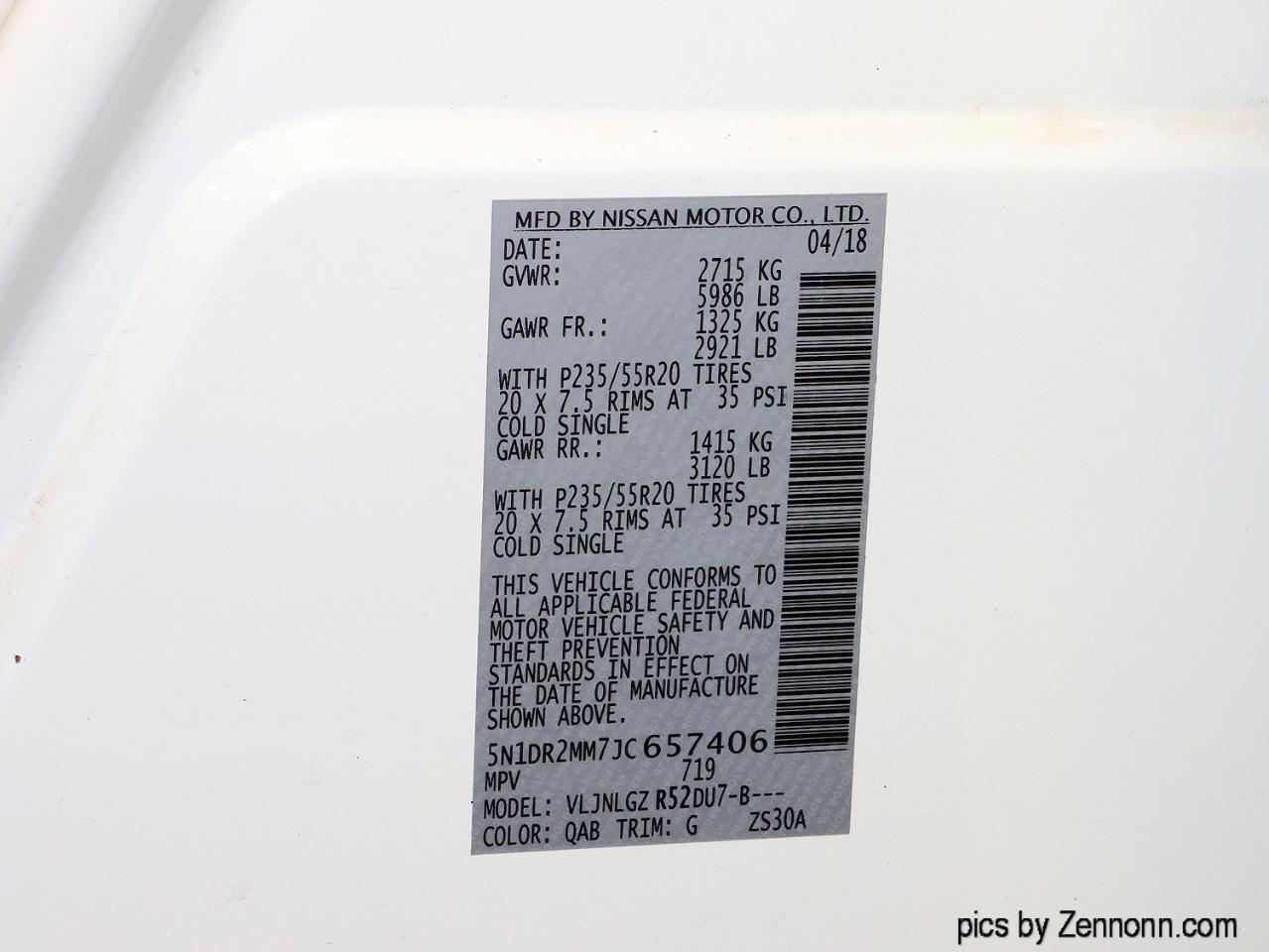 Nissan Pathfinder 4x4 SL 2018