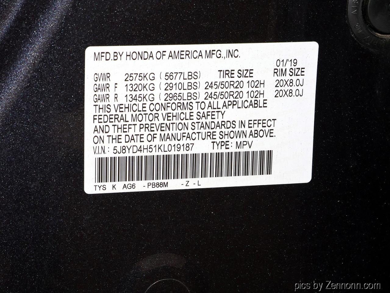 Acura MDX SH-AWD w/Technology Pkg 2019