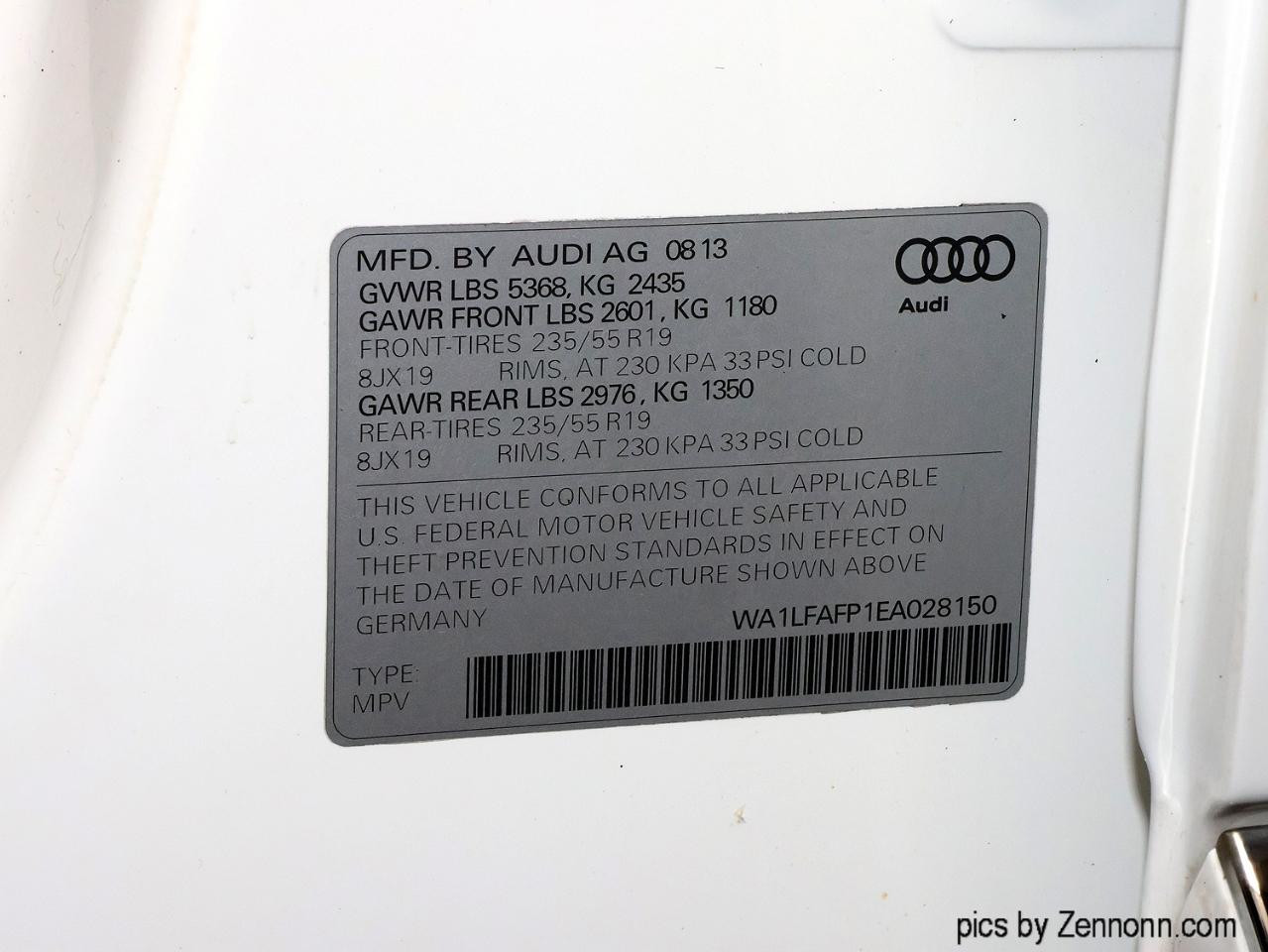 Audi Q5 quattro 4dr 2.0T Premium Plus 2014