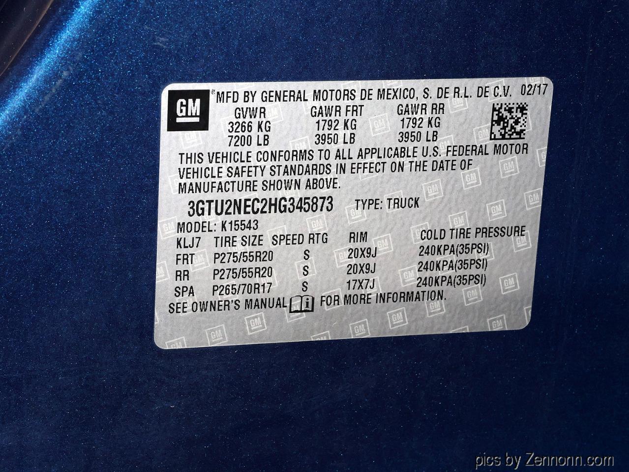 GMC Sierra 1500 4WD Crew Cab 143.5" SLT 2017