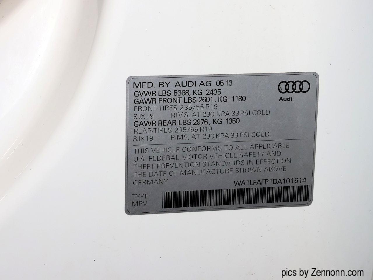 Audi Q5 quattro 4dr 2.0T Premium Plus 2013