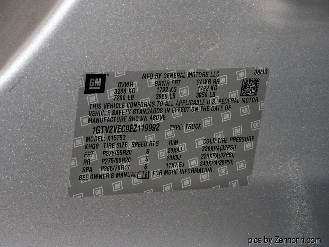 GMC Sierra 1500 4WD Double Cab 143.5" SLT 2014