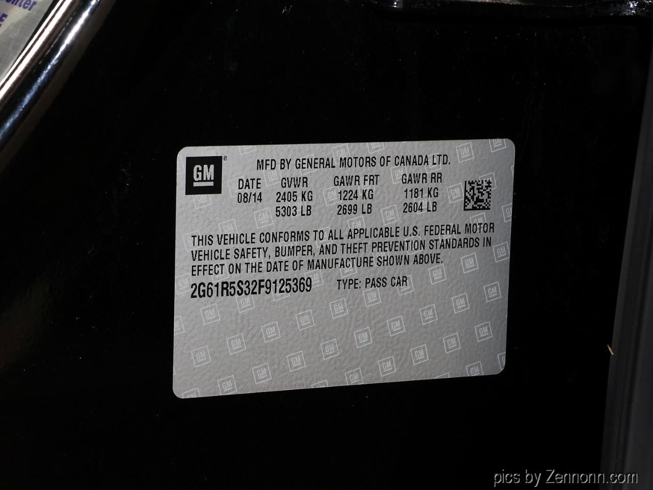 Cadillac XTS 4dr Sdn Premium AWD 2015