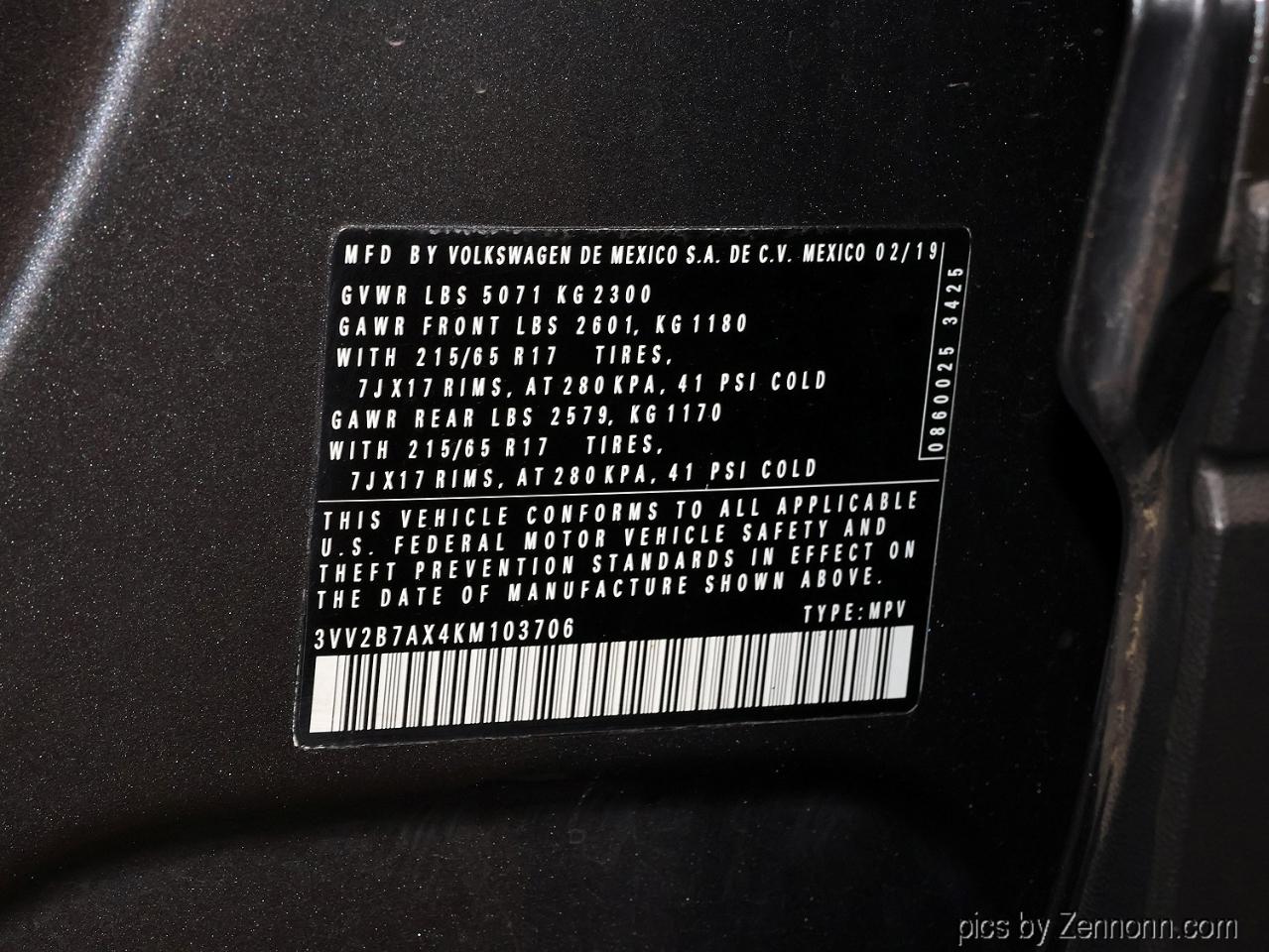 Volkswagen Tiguan 2.0T SEL R-Line Black 4MOTION 2019