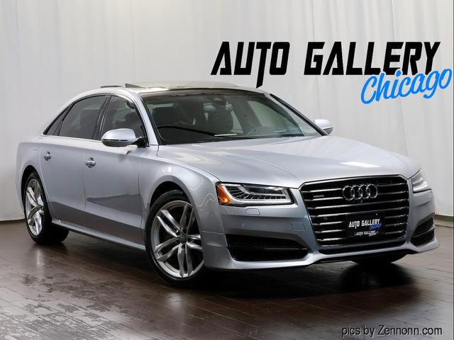 Silver 2016 Audi A8 4.0T quattro AWD Sedan 8-Speed Automatic