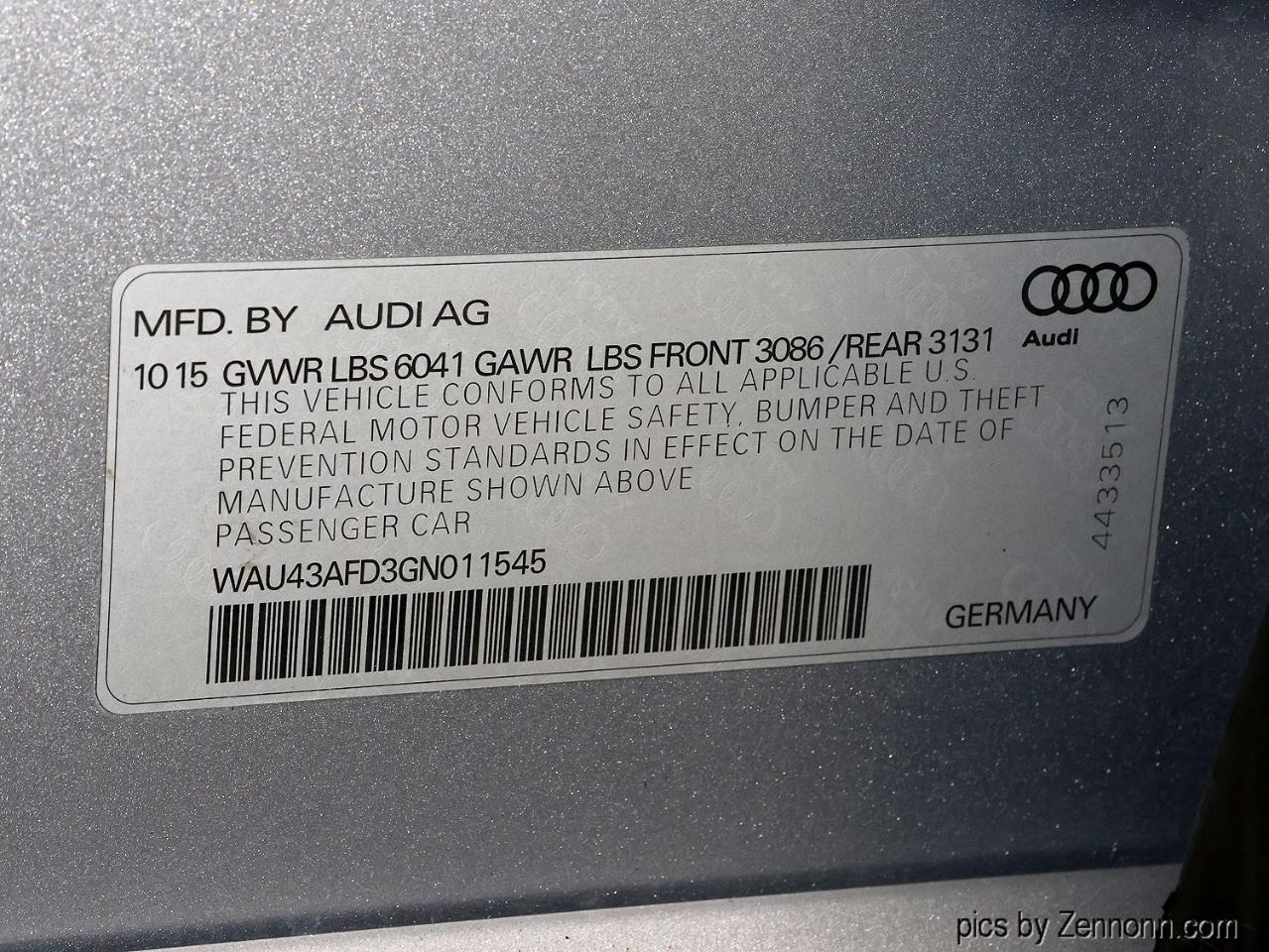 Audi A8 L 4dr Sdn 4.0T Sport 2016