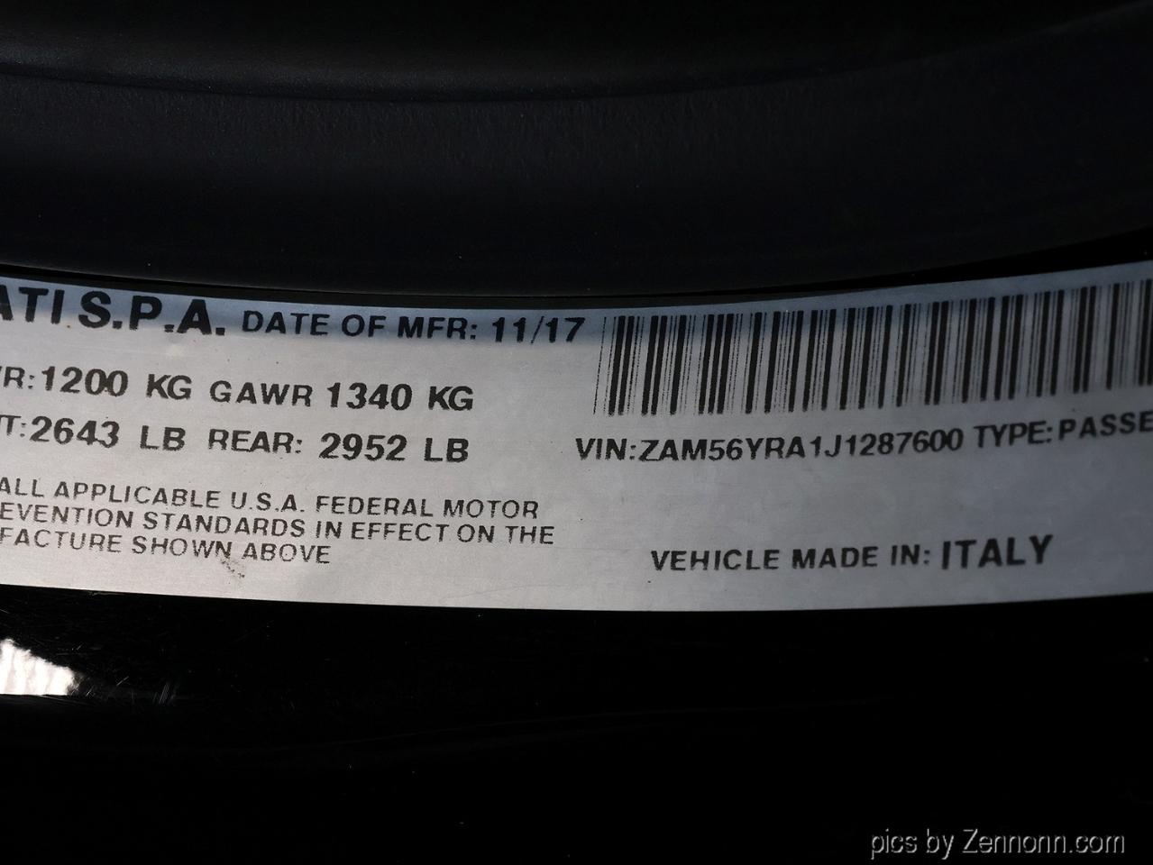 Maserati Quattroporte S Q4 3.0L 2018