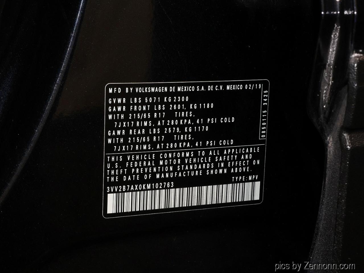 Volkswagen Tiguan 2.0T SEL R-Line Black 4MOTION 2019