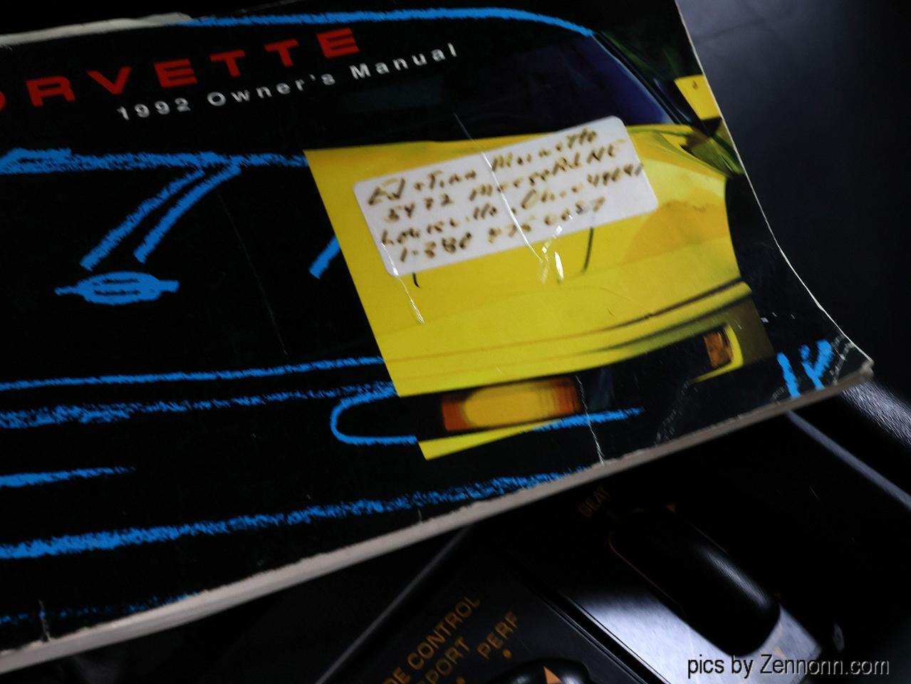 Chevrolet Corvette 2dr Convertible 1992