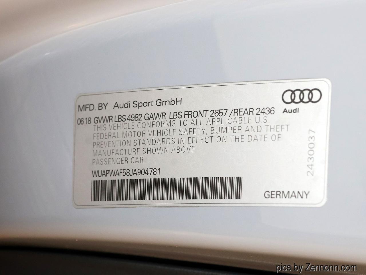 Audi RS 5 Coupe 2.9 TFSI quattro tiptronic 2018