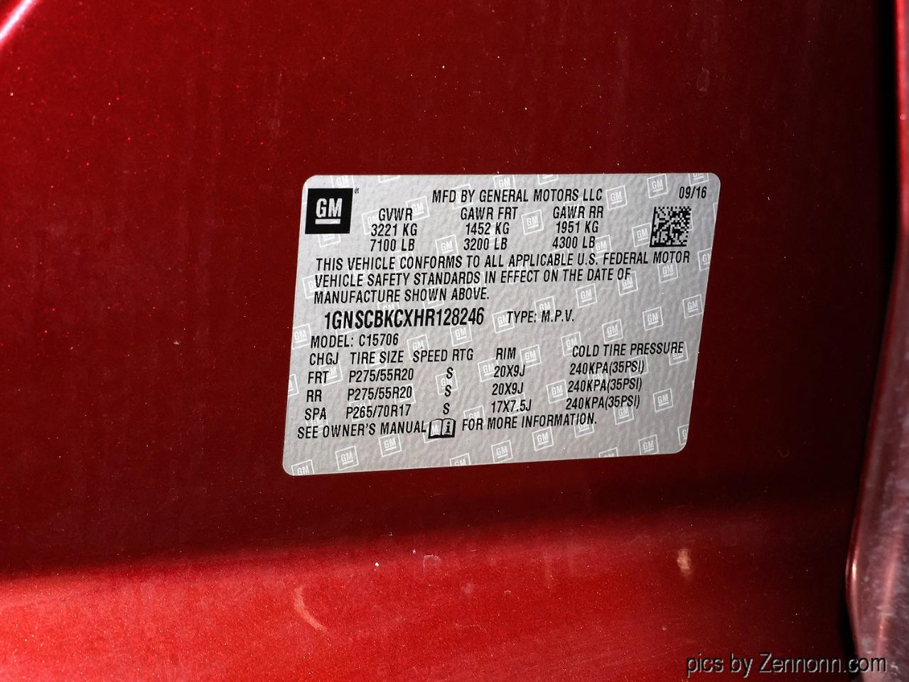 Chevrolet Tahoe 4dr LT 2017