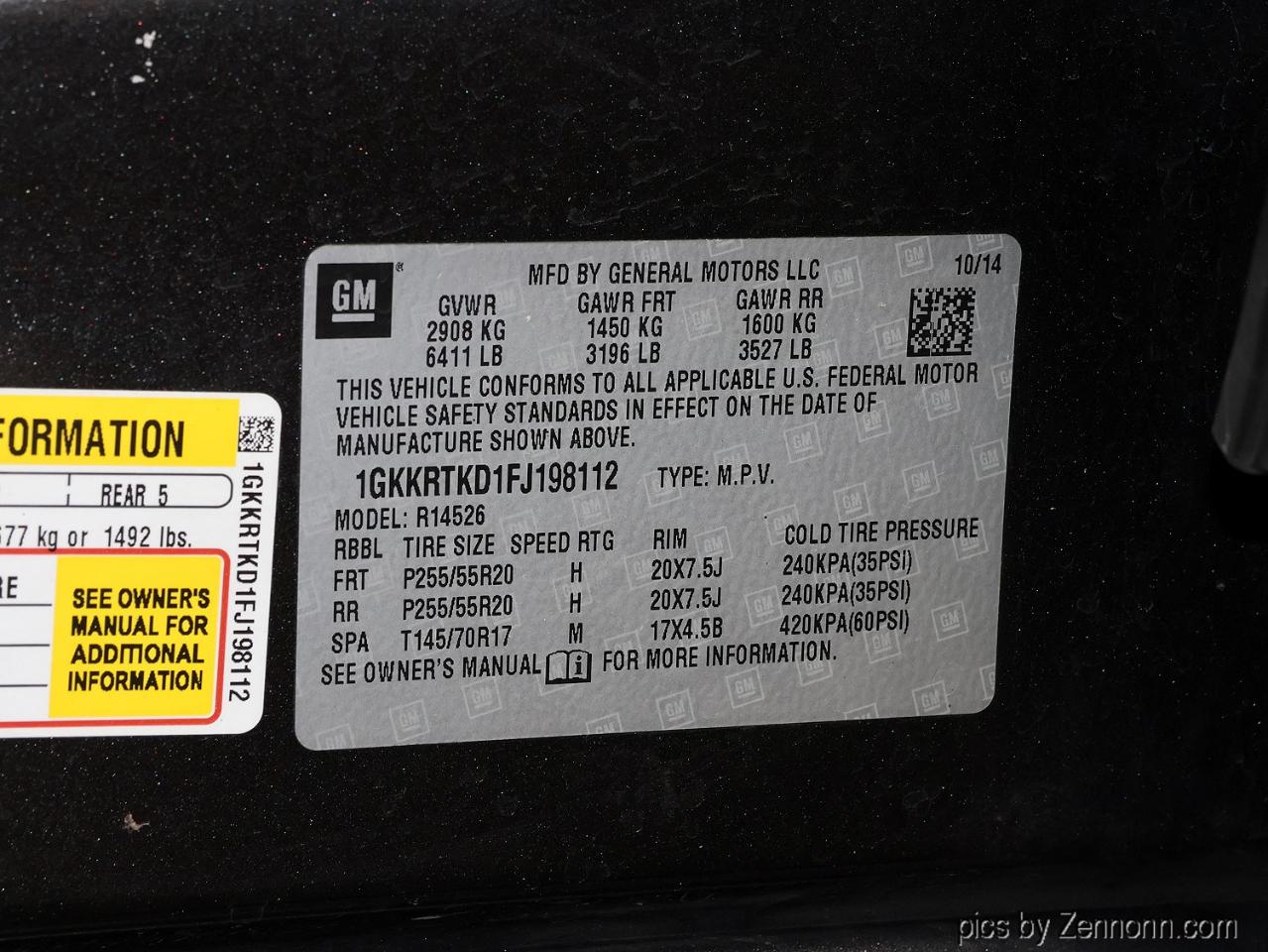 GMC Acadia FWD 4dr Denali 2015