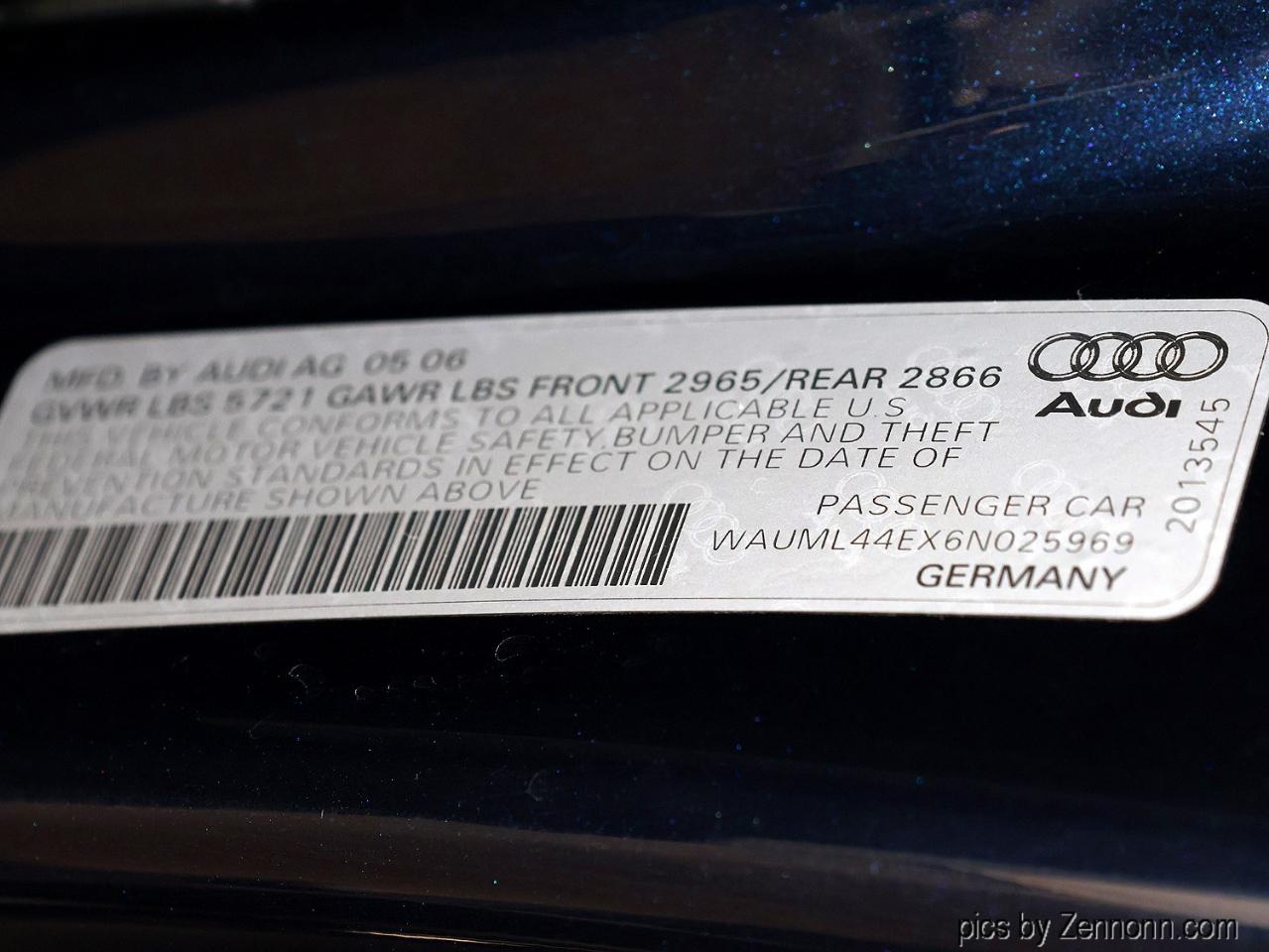 Audi A8 L 4dr Sdn 4.2L quattro LWB Auto 2006
