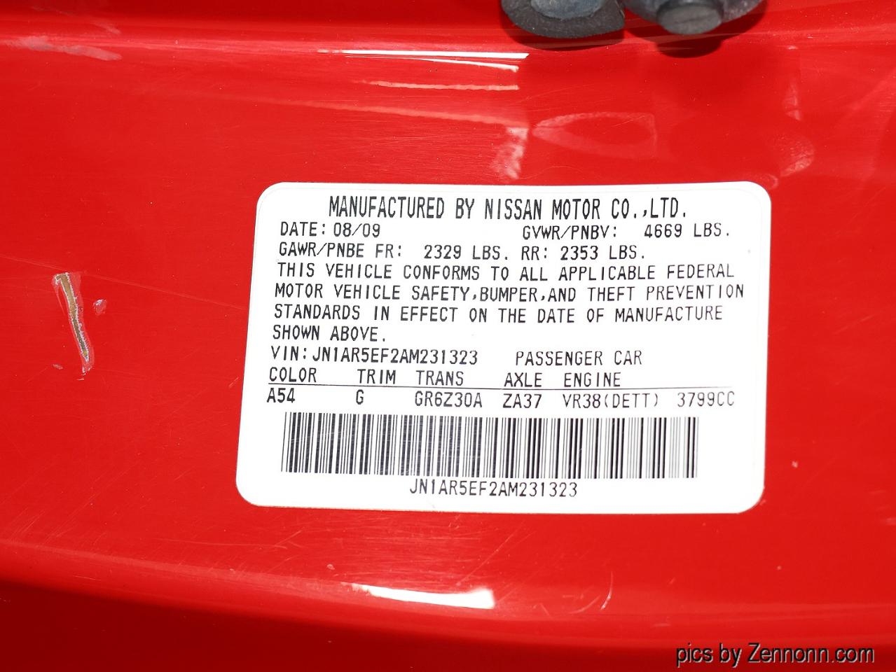 Nissan GT-R 2dr Cpe Premium 2010