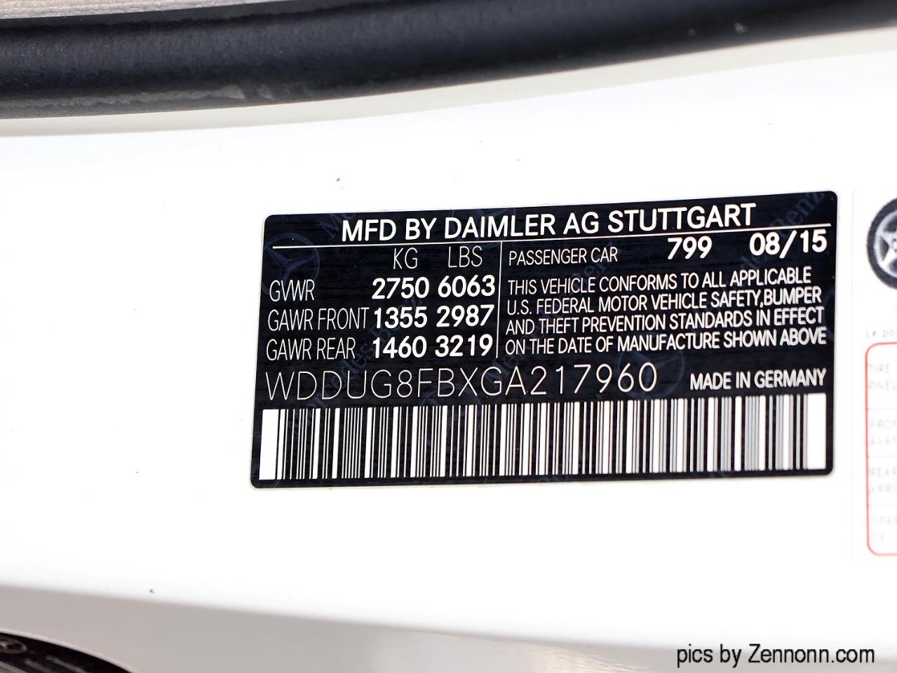 Mercedes-Benz S-Class 4dr Sdn S 550 4MATIC 2016