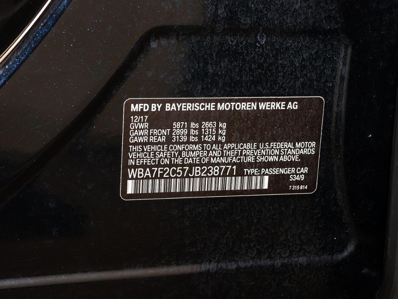 BMW 7 Series  2018