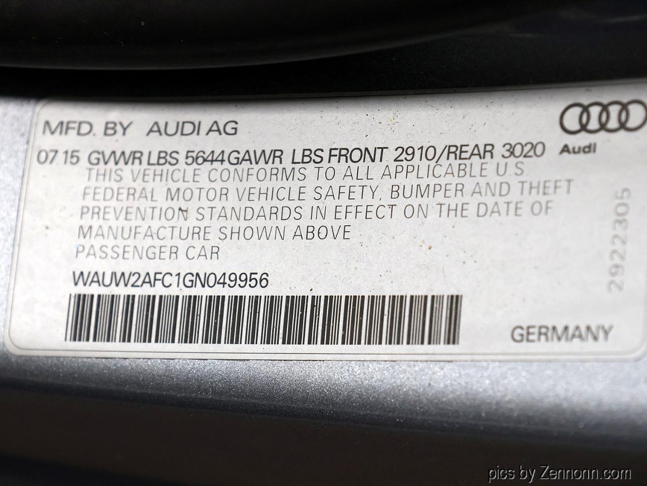Audi S7 4dr HB 2016
