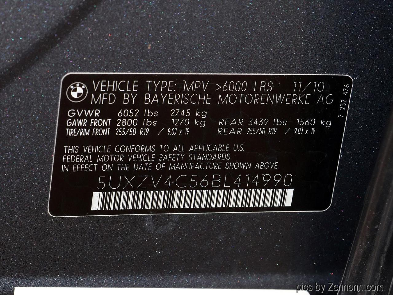 BMW X5 AWD 4dr 35i 2011