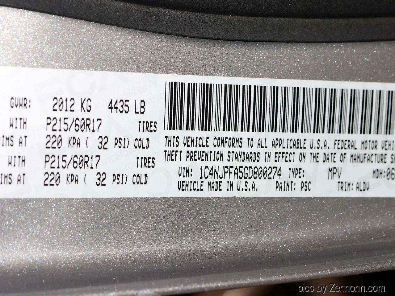 Jeep Patriot FWD 4dr High Altitude Edition 2016