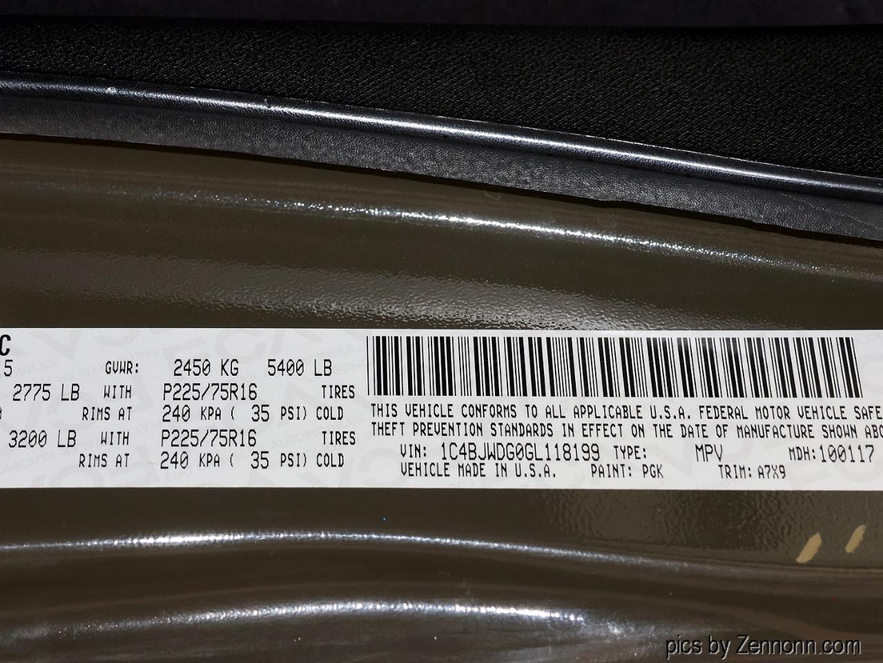 Jeep Wrangler Unlimited 4WD 4dr Sport 2016