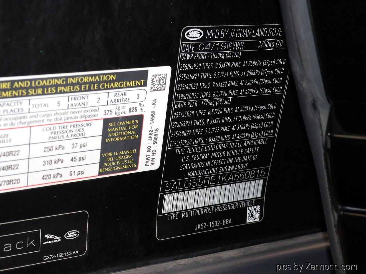 Land Rover Range Rover V8 Supercharged LWB 2019