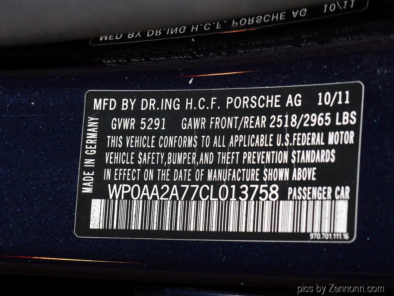 Porsche Panamera 4 AWD 2012