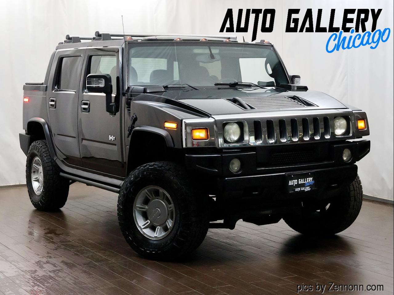Black 2006 Hummer H2 SUT SUV / Crossover Four-Wheel Drive Automatic