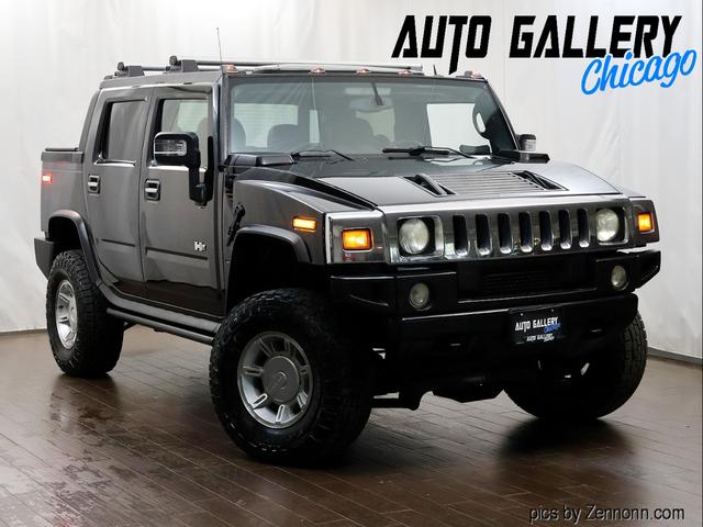 Black 2006 Hummer H2 SUT SUV / Crossover Four-Wheel Drive Automatic