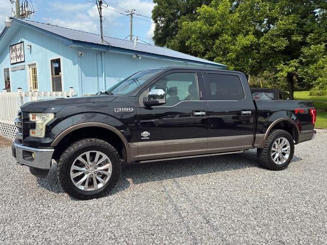Black 2015 Ford F-150 Pickup Truck Four-Wheel Drive Automatic