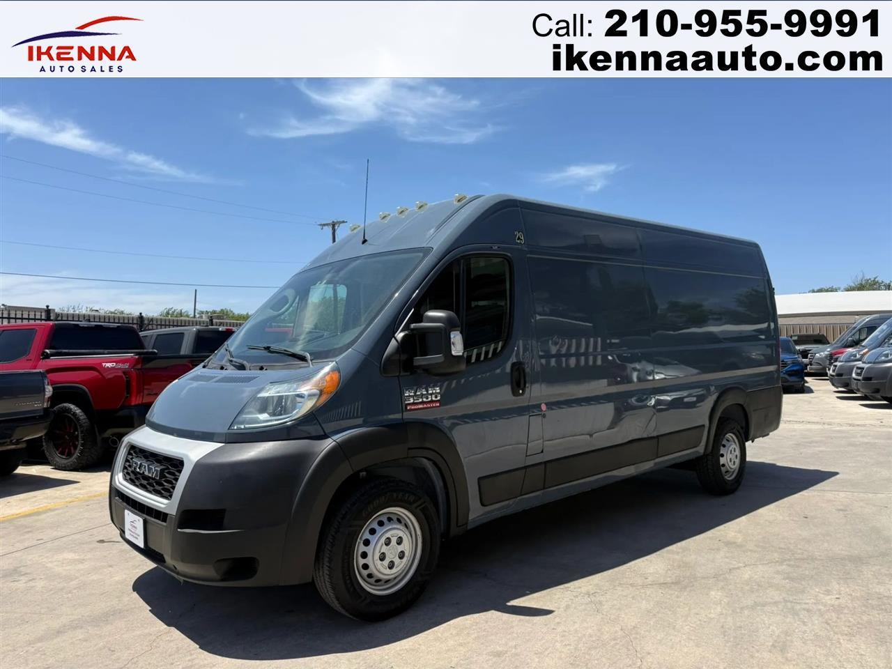 2021 RAM ProMaster Cargo Van 3500 High Roof 159" WB EXT
