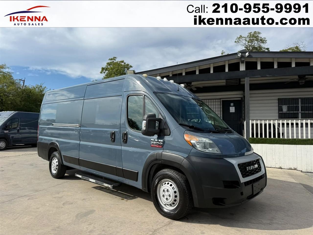 2019 RAM ProMaster Cargo Van 3500 High Roof 159" WB EXT