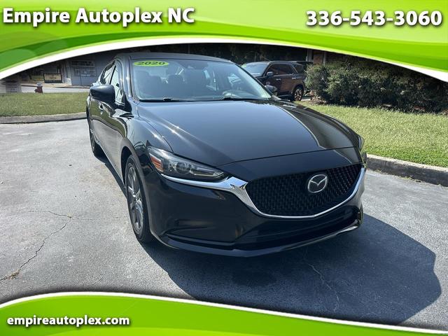 Black 2020 Mazda MAZDA6 Sedan Front-Wheel Drive Automatic